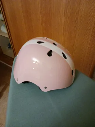 Casco rosa infantil Molto