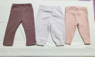 Lote 3 pantalones invierno bebé