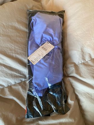 Bañador azul con aro y lazo en la espalda talla S