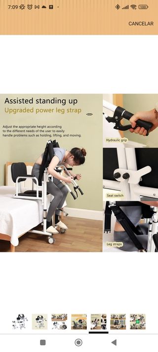 Silla de transferencia personas mayores