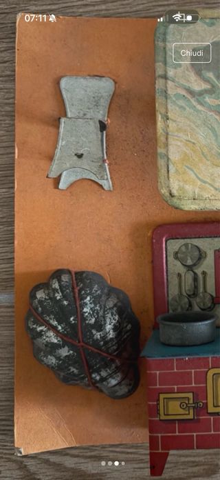 Cucina giocattolo latta anni '50