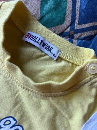 Set 4 magliette bimbo 9-12 mesi