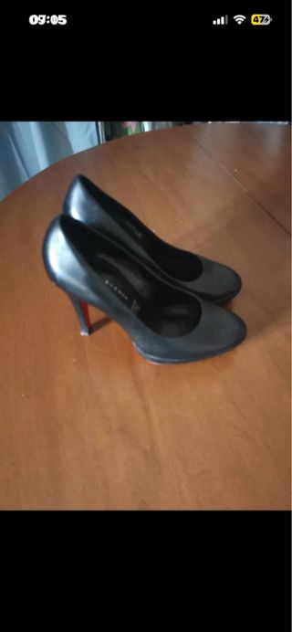 Scarpe tacco 37 5th Avenue nere