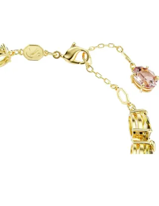 Pulsera Swarovski Oro Rosa y Verde