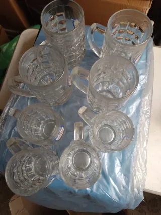 Bicchieri pubblicitari Nastro Azzurro, Coca Cola