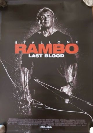 Cartel Cine Rambo Last Blood Sylvester Stallone
