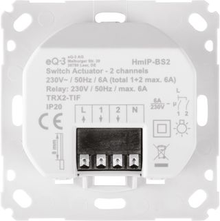 Homematic IP Hmip-BS2 Actuador 2 Canales