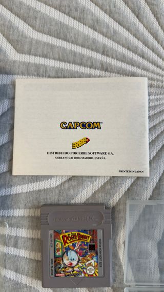 Juego roger rabbit game boy PAL ESP