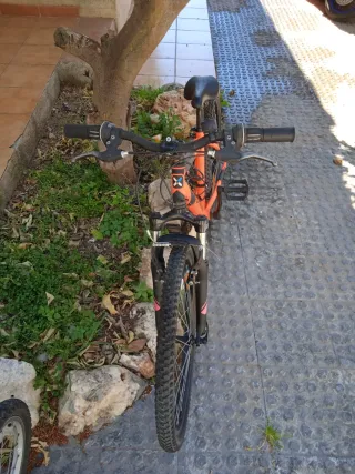 Bicicleta Montaña Btwin Rockrider 500 Naranja