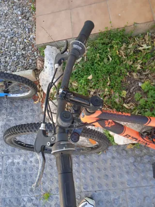 Bicicleta Montaña Btwin Rockrider 500 Naranja