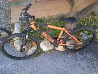 Bicicleta Montaña Btwin Rockrider 500 Naranja