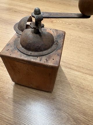 Macinacaffè vintage legno PB Acciaio