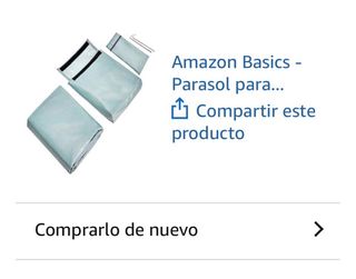 Carpa Plegable Amazon Basics con parasol lateral