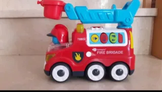 Camioncino Pompieri Giocattolo Vintage