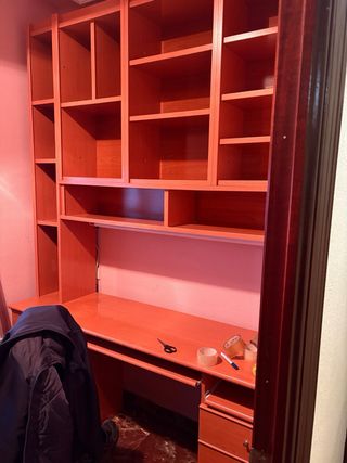 Muebles de interior madera y cristal