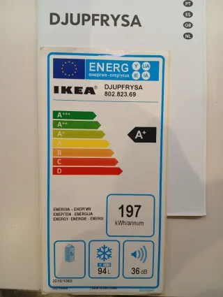 Congelador Integrable IKEA