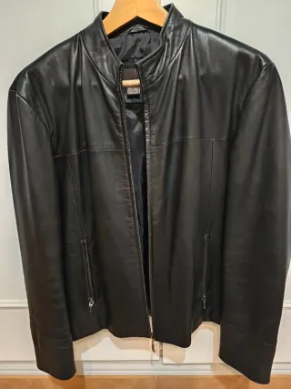 Chaqueta de cuero Zara Hombre