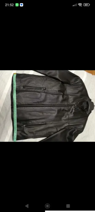 Chaqueta de cuero Zara Hombre