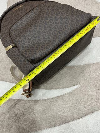 Zaino Michael Kors monogram marrone