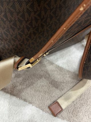 Zaino Michael Kors monogram marrone