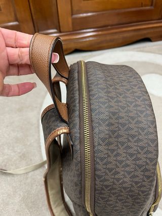 Zaino Michael Kors monogram marrone