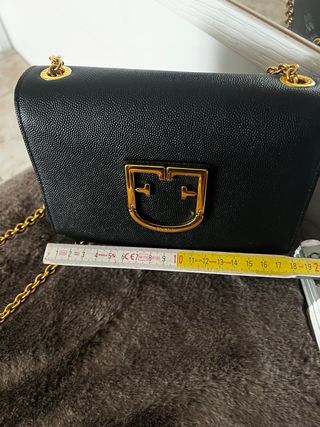 Borsetta Furla Pelle Nera e Oro