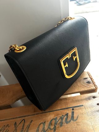 Borsetta Furla Pelle Nera e Oro