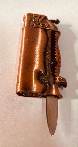 Accendini vintage in bronzo