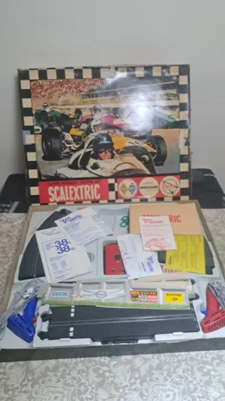 Circuito Scalextric meccano 38 gt
