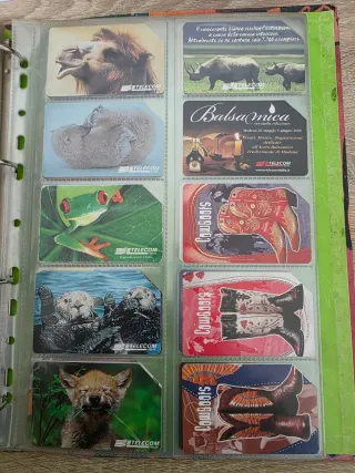Collezione schede telefoniche animali