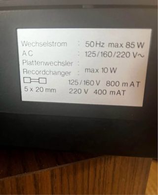 Giradischi Grundig Vintage con casse