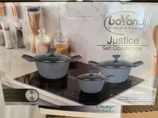 Set 3 Casseruole Gavana Manici Estraibili