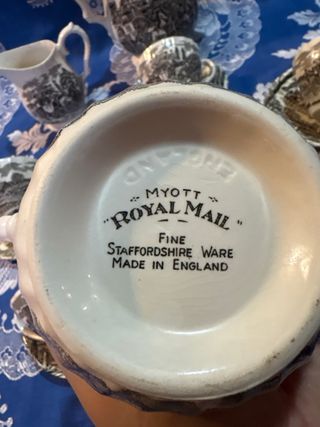 Juego de café inglés Myott porcelana