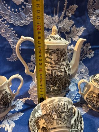 Juego de café inglés Myott porcelana