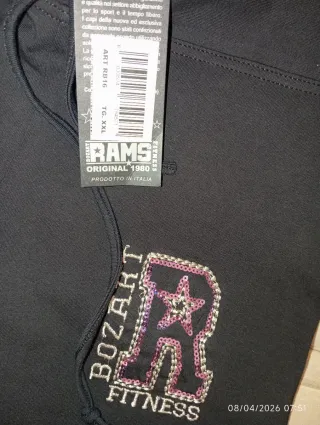 Tuta sportiva Rams nera