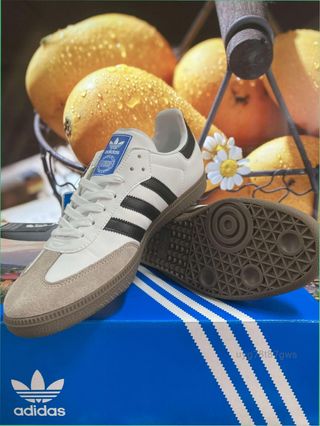 Zapatillas Adidas Samba OG Blancas/Beige Talla 41