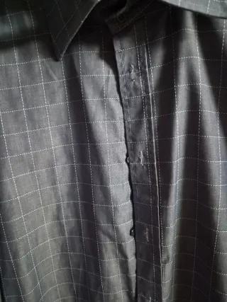 Camicia uomo a quadretti blu XXL