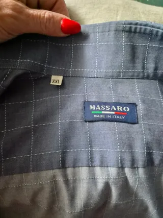 Camicia uomo a quadretti blu XXL