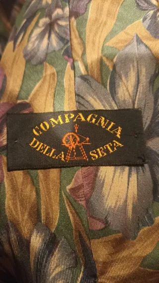Cravatta gioiello floreale vintage