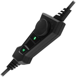 BG Xonar-X6 Binaural Diadema Negro, Verde - Auriculares con micrófono