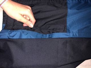 Cortavientos The North Face Negro y Azul