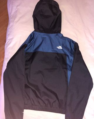 Cortavientos The North Face Negro y Azul
