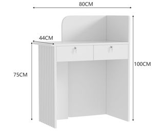 Mostrador recepción blanco LED