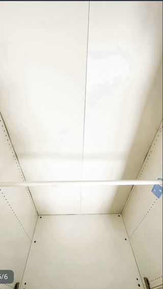 Ropero IKEA blanco madera 2 puertas