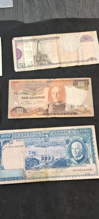 5 Colección de Billetes Extranjeros