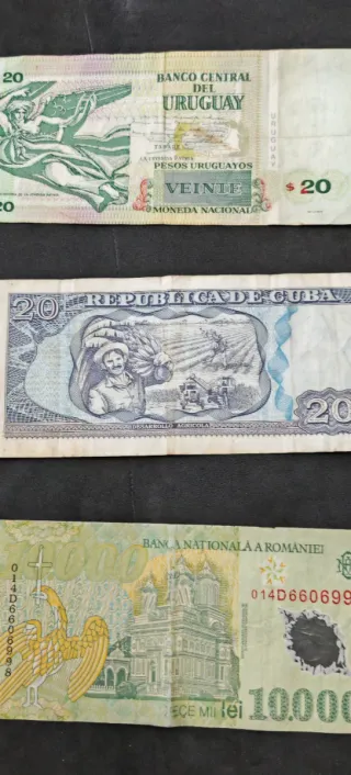 5 Colección de Billetes Extranjeros