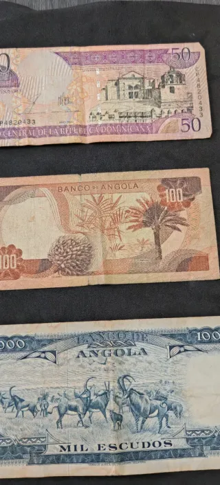 5 Colección de Billetes Extranjeros