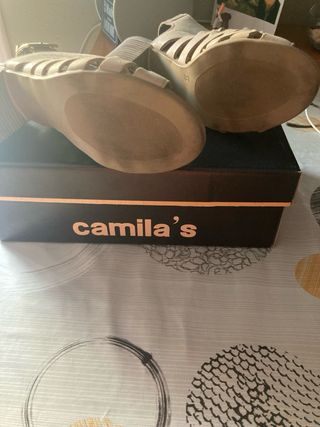 Sandalias Camila's mujer color piedra