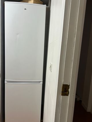 Frigorífico Combi OK. OFK 651 E W Blanco