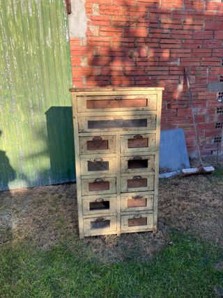 Mueble Cajones antiguo de  Madera 123x67x30